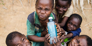 100% recycled plastic bottles to finance projects in Africa. The Reason