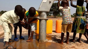The water bottle that combats truancy in Africa. ABC