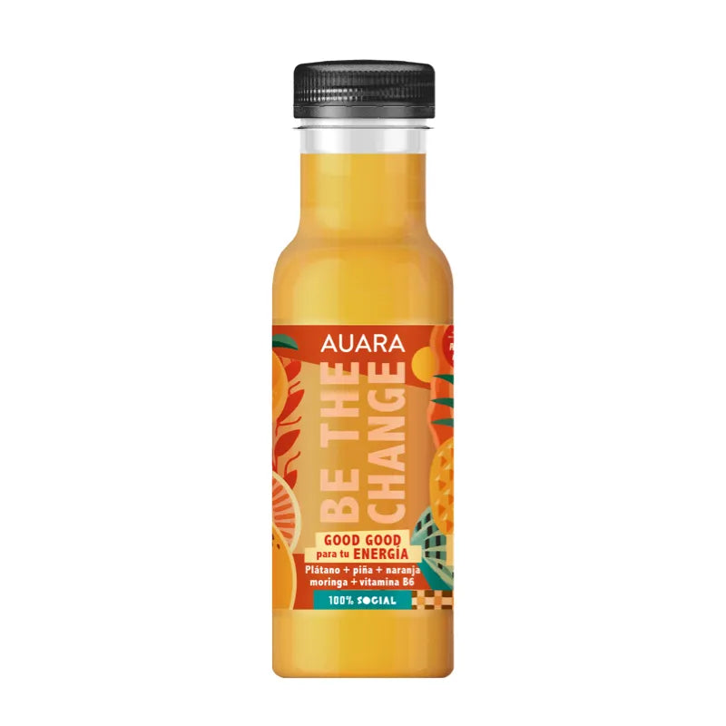 AUARA Good Good Energy Juice, pack of 12 bottles of 33 cl.