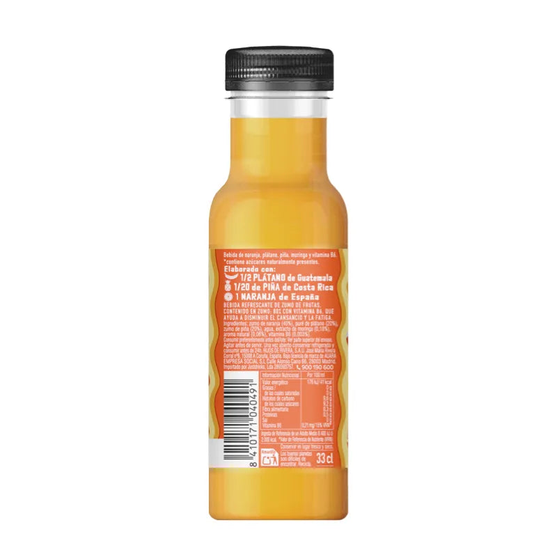 AUARA Good Good Energy Juice, pack of 12 bottles of 33 cl.