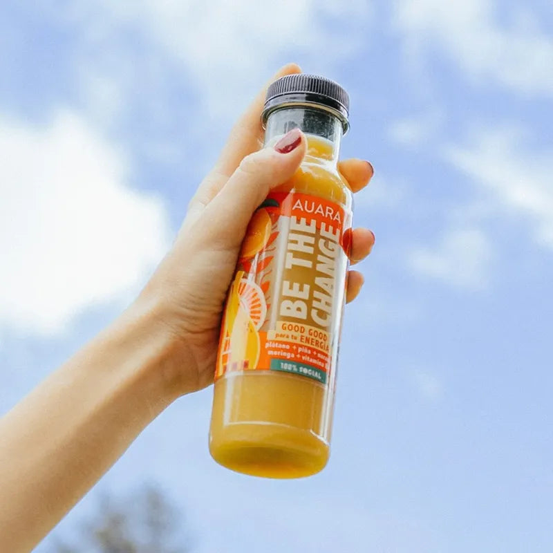 AUARA Good Good Energy Juice, pack of 12 bottles of 33 cl.