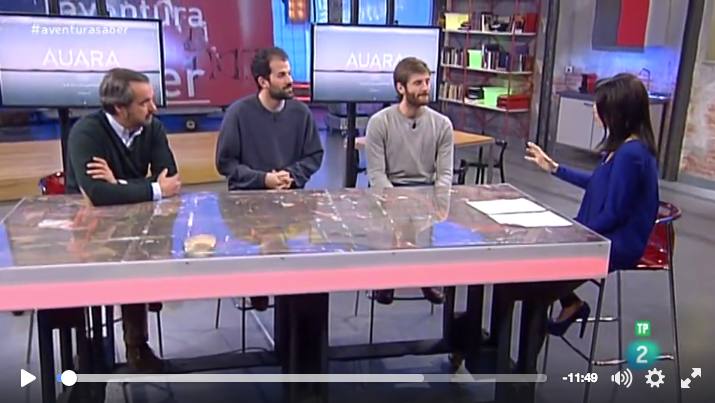 AUARA en La Aventura del Saber de TVE