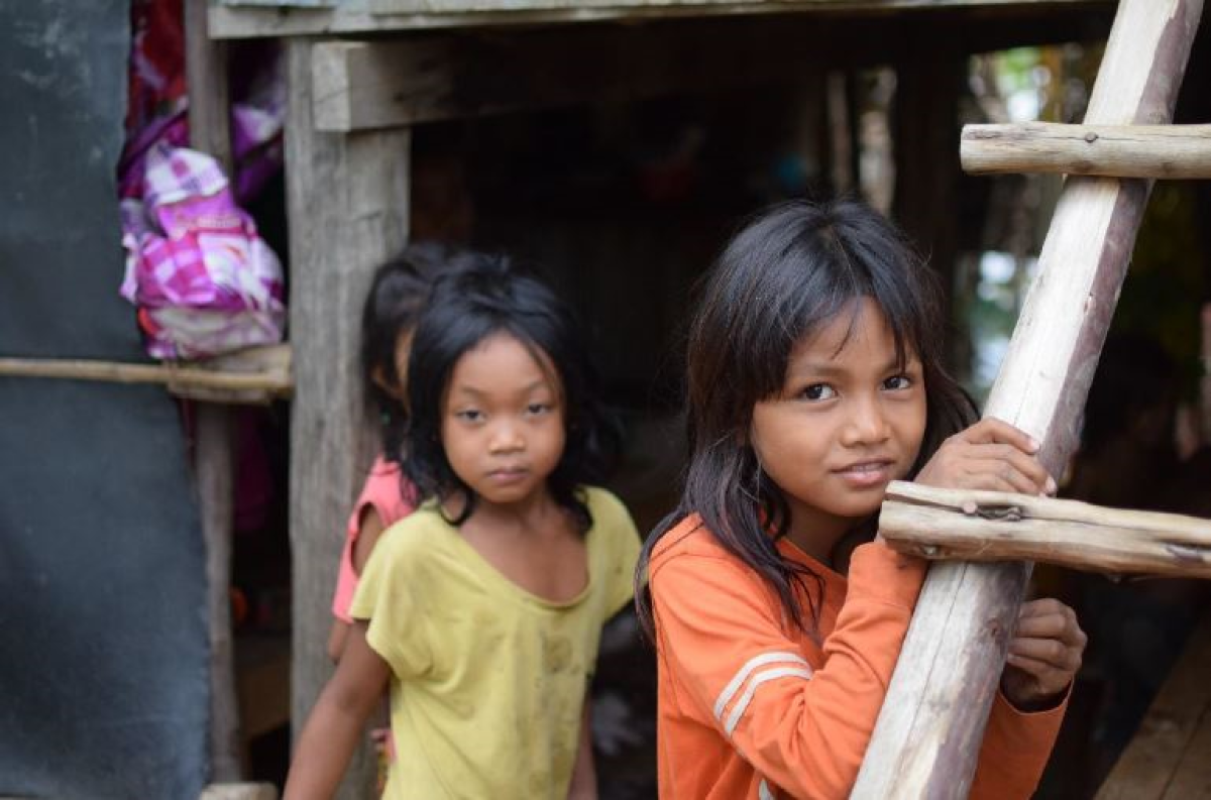 Beneficiarias de un proyecto social de AUARA en Camboya