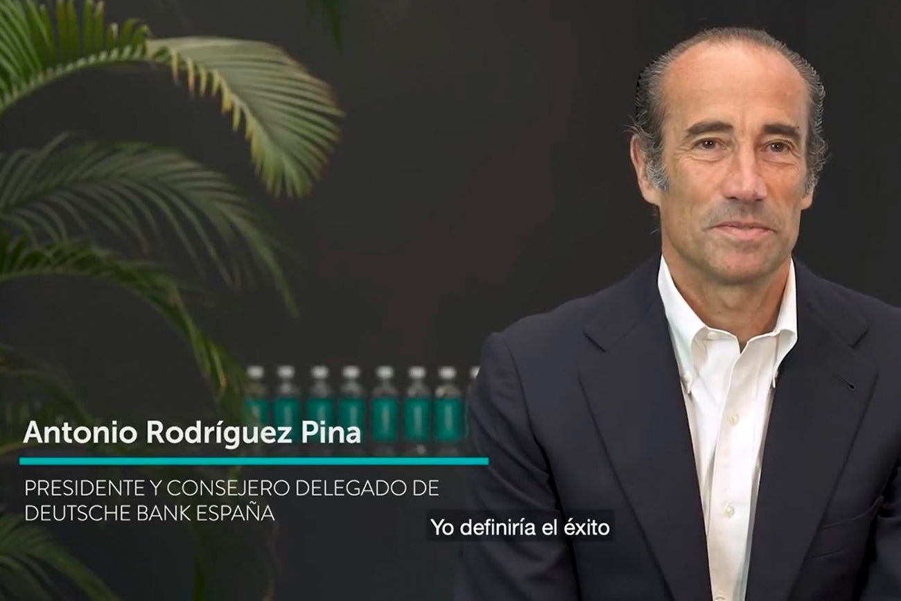 Antonio Rodríguez Pina, Presidente y Consejero Delegado de Deutsche Bank España en el Videoblog de AUARA reflexionando sobre la desmitificación del éxito