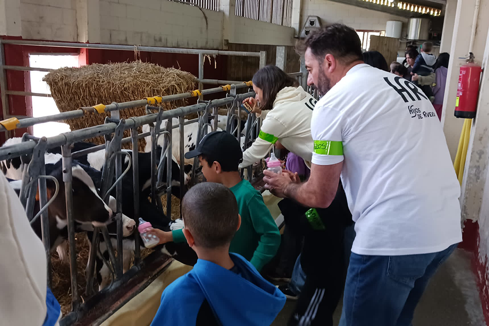 Trabajadores y voluntarios