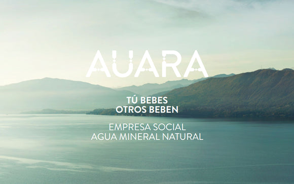 Auara, agua mineral con fines sociales. Consalud