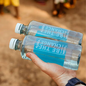 AUARA Agua pack 24 botellas 100% material reciclado r-PET de 501 ml